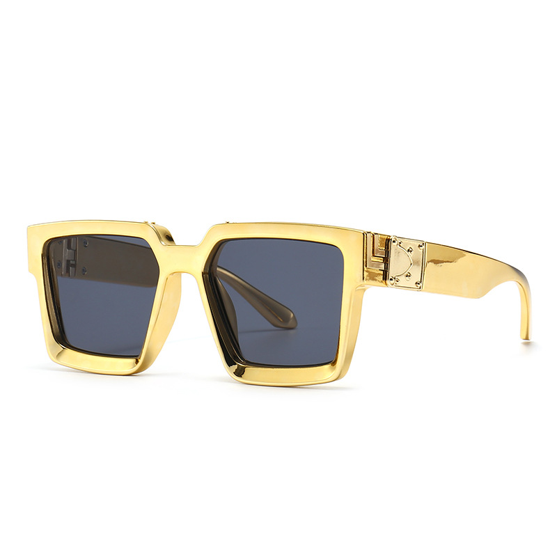 2023 New Millionaire Sunglasses Mens Trendy Big Square Sunglasses
