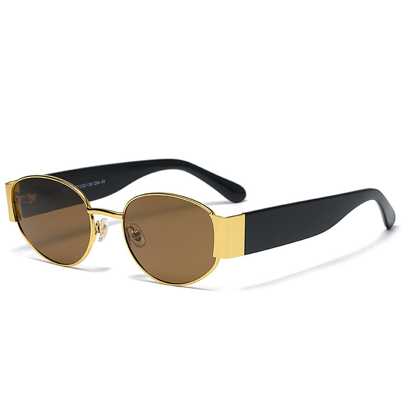Metal Frame Polarized Sunglasses Men