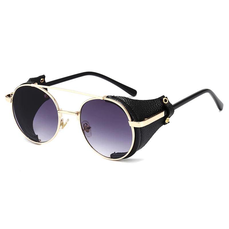 Round Sunglasses with Side Shields - Izibuko Eyewear